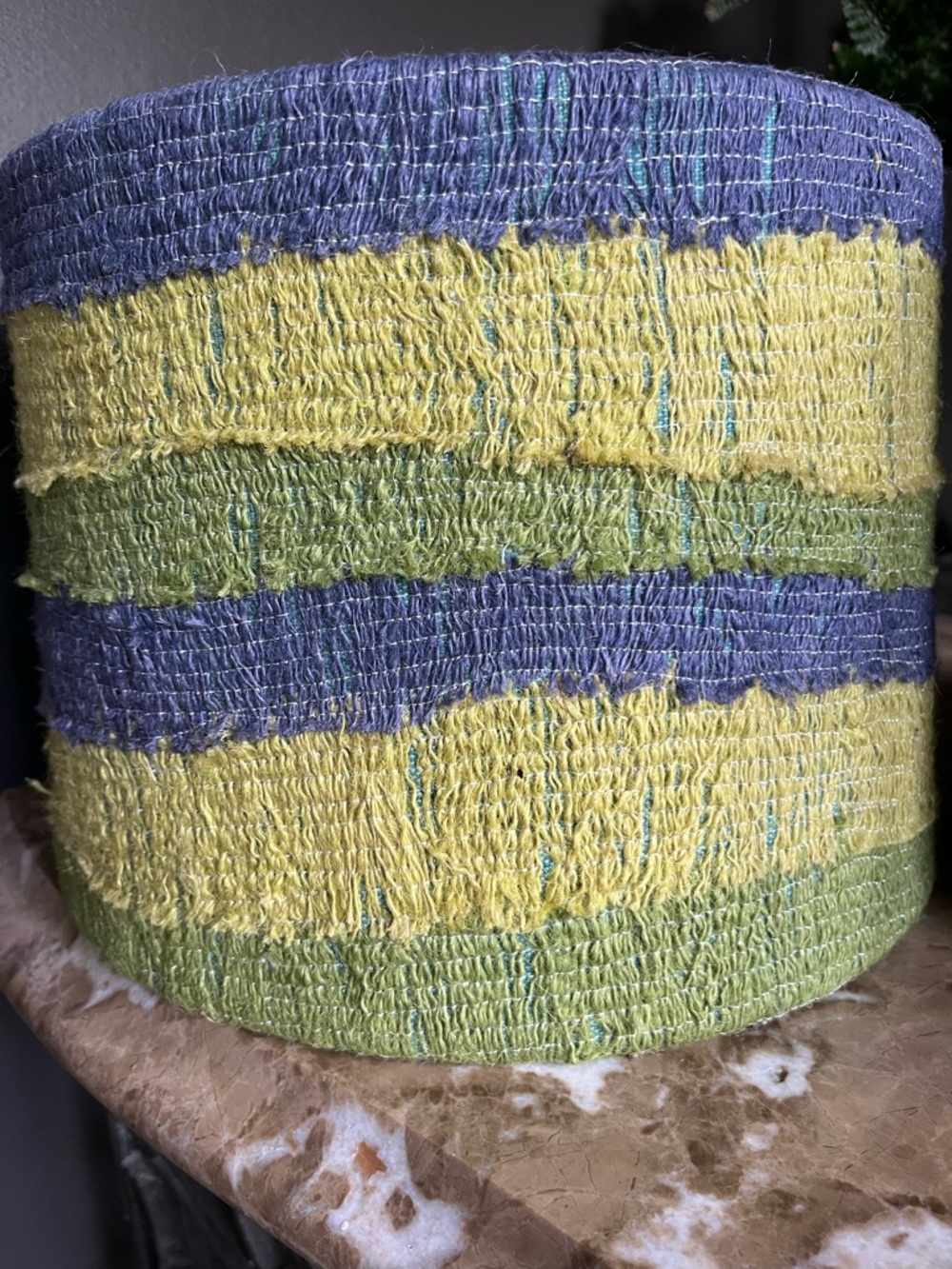 Anthropologie Woven Striped Lamp Shades - Picture 2 of 6